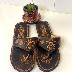 Mexican Artisan leather sandals